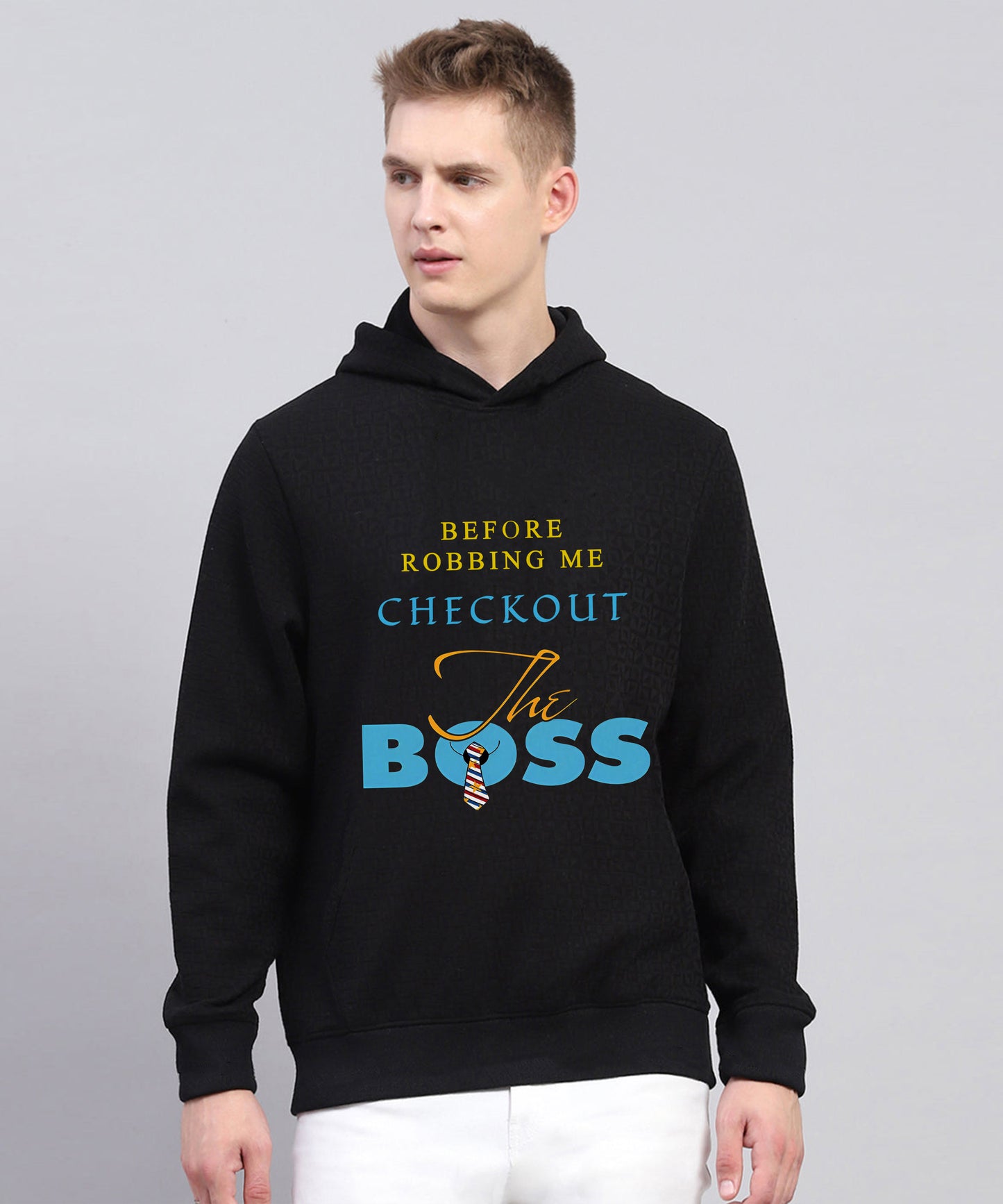 Mens Hoodie -Black