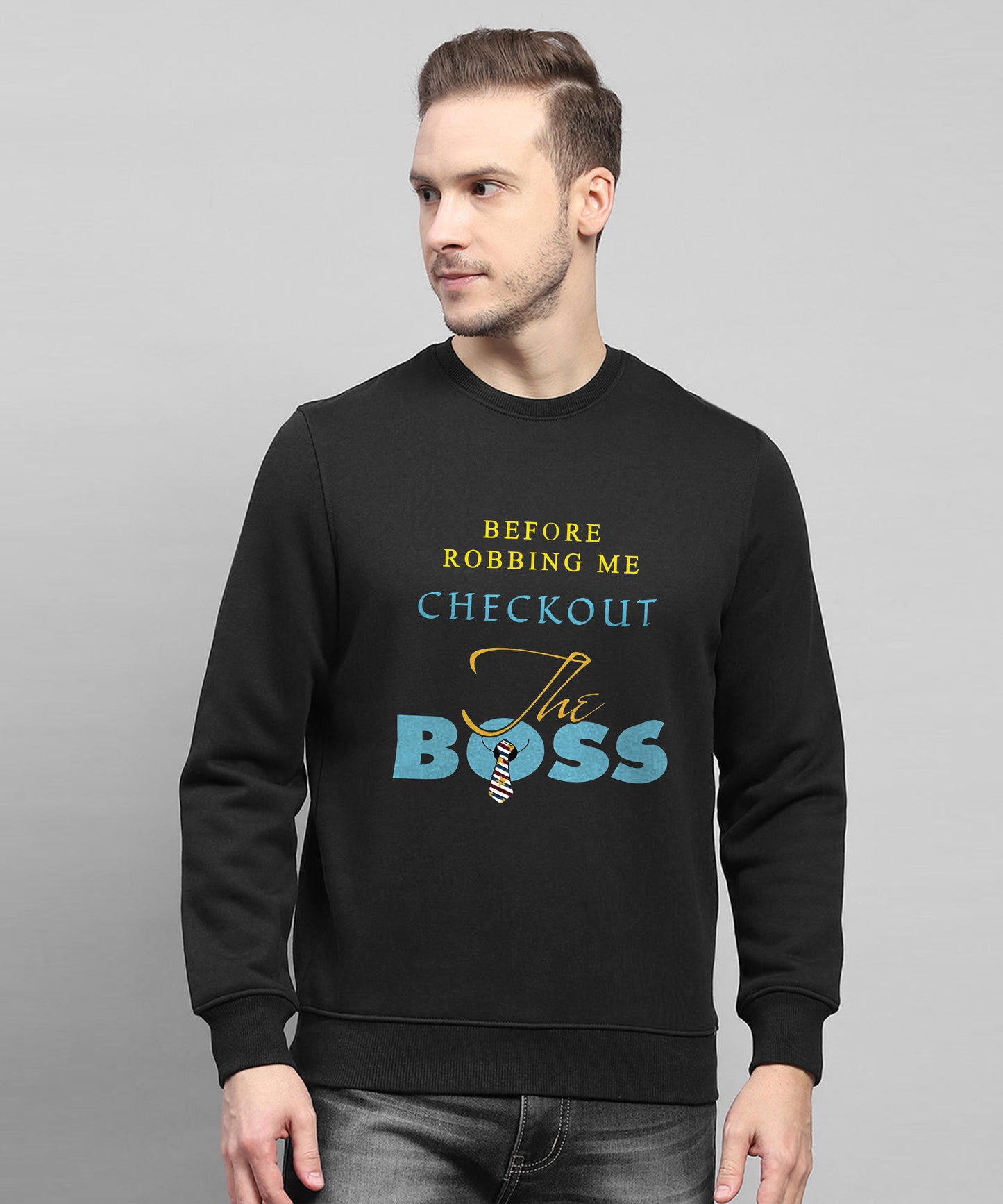 Twinning Men And   Dog T-shirt-Black