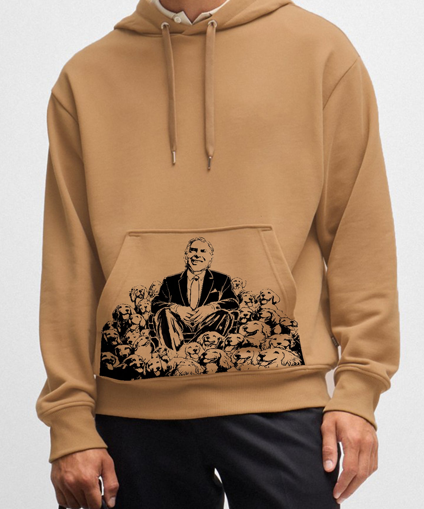 Twinning Men and Dog Hoodie