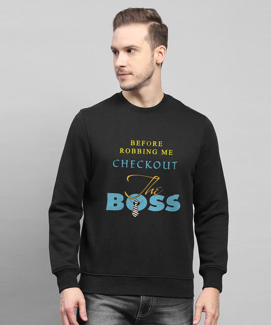 Mens sweatshirt-Black