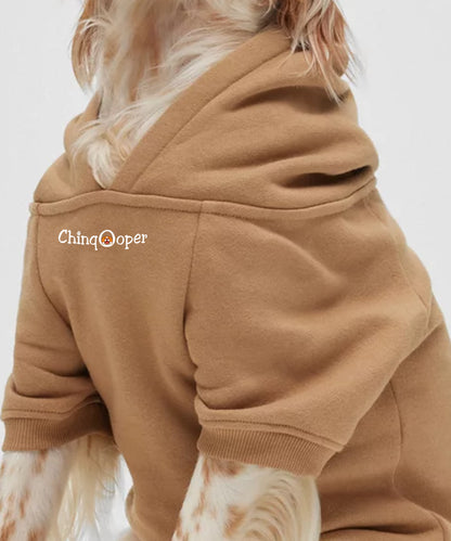 Twinning Men and Dog Hoodie