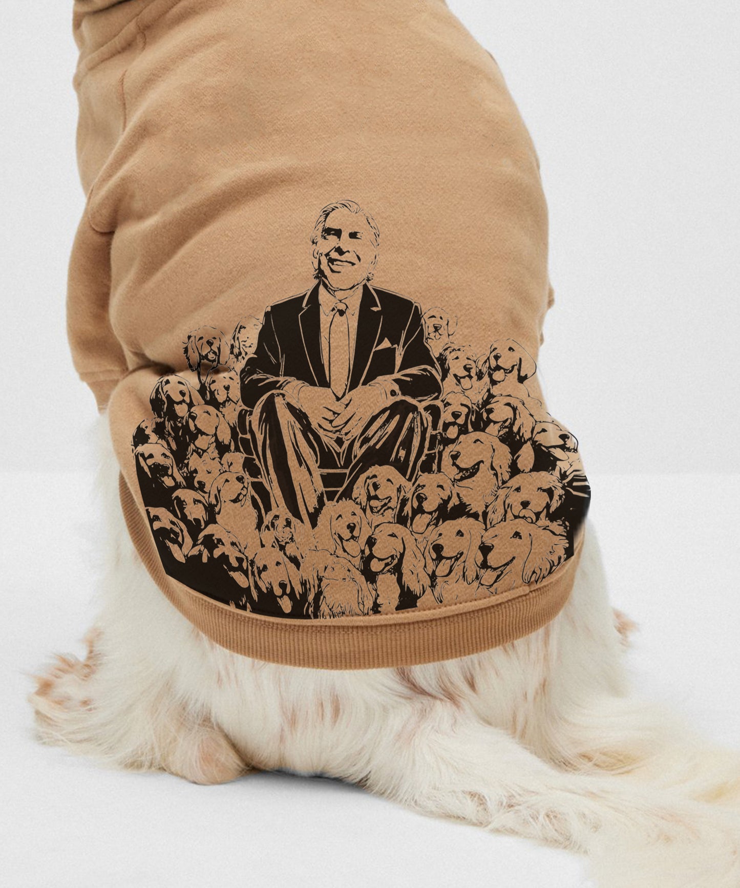 Twinning Men and Dog Hoodie