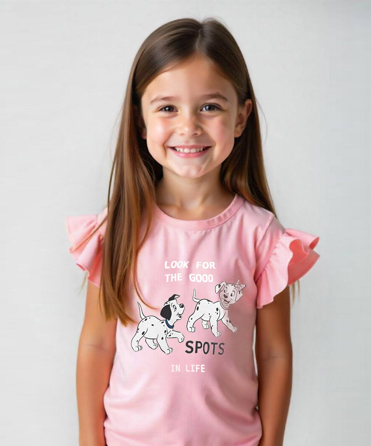 Kids girls Peach Dog themed set