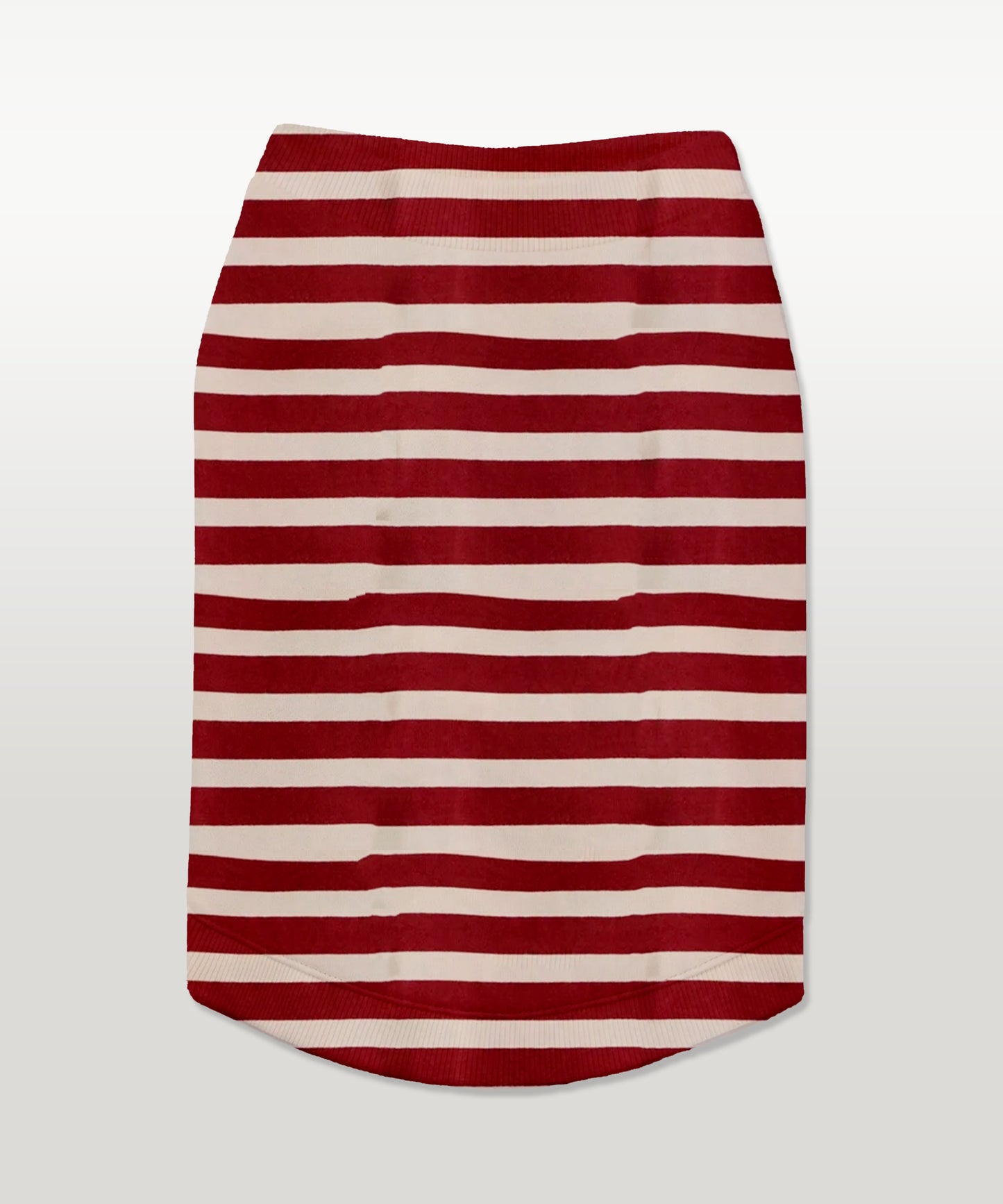 Striped T-shirt-Red