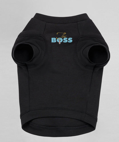 Twinning Men And   Dog T-shirt-Black