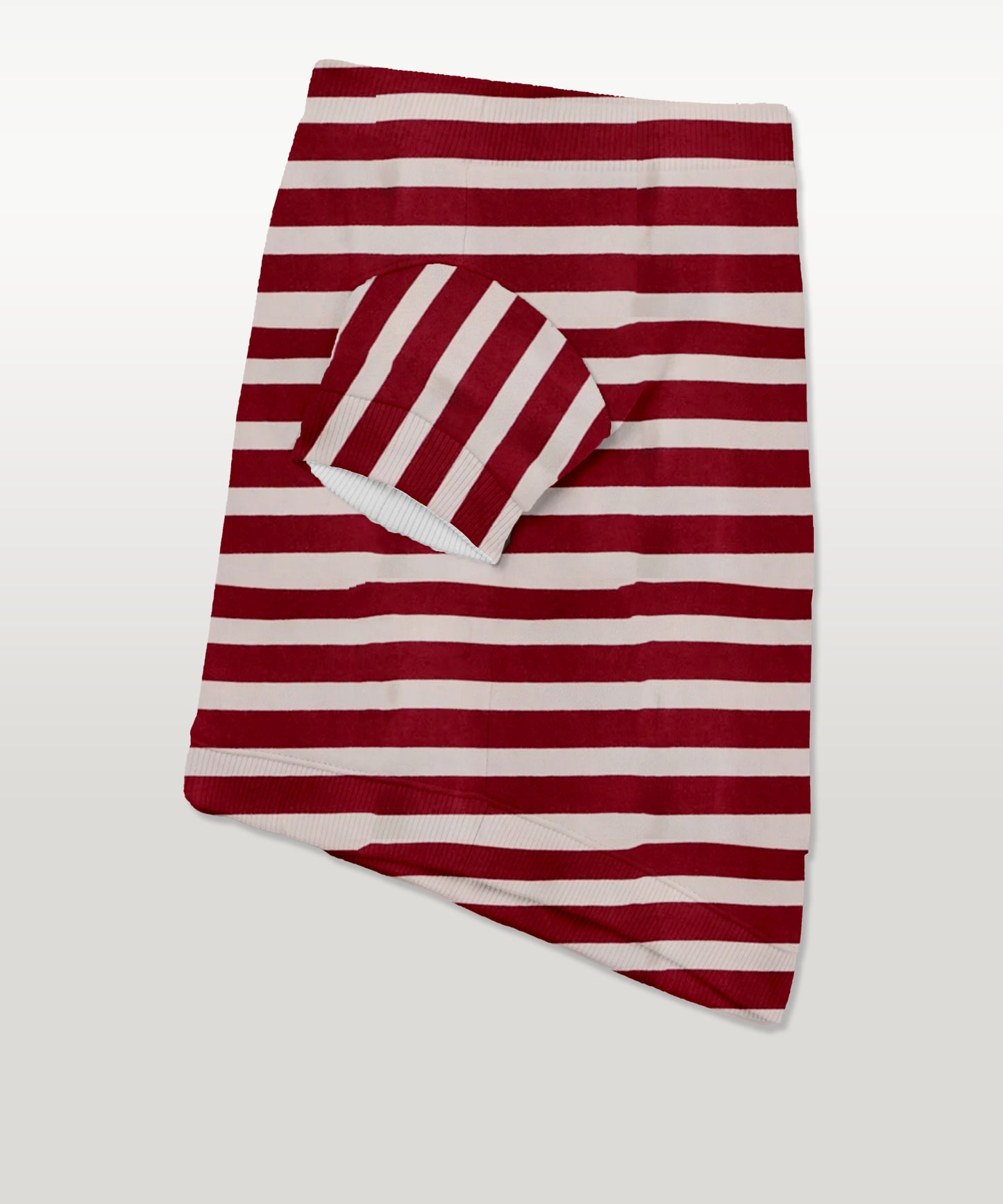 Striped T-shirt-Red