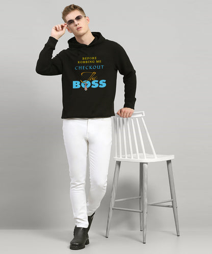 Mens Hoodie -Black